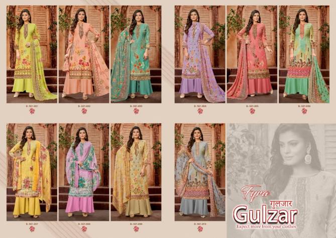 Fyra Gulzar Festive Wear Soft Cotton Regular Wear Dress Material Collection